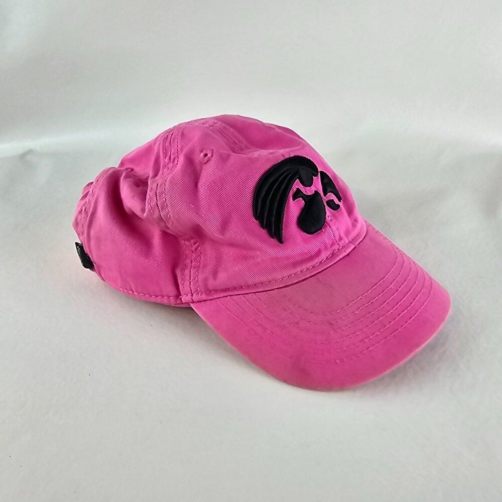 Iowa Hawkeyes Kids Hat Pink Legacy 92 Elastic Back Girls Basketball Football